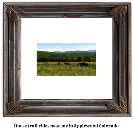 horse trail rides near me in Applewood, Colorado